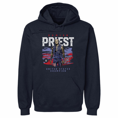 Damian Priest U.S. Champion WWE Men's Hoodie