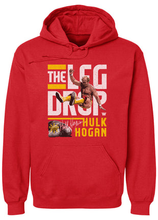 Hulk Hogan Leg Drop WWE Men's Hoodie