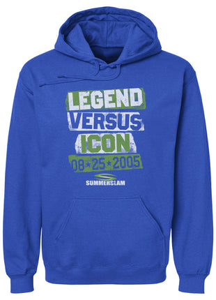 SummerSlam 2005 Legend Vs. Icon WWE Men's Hoodie