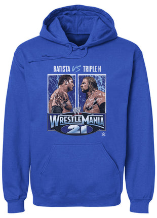 WrestleMania 21 Triple H Vs. Batista WWE Men's Hoodie