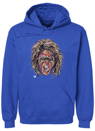 Ultimate Warrior Scream WWE Men's Hoodie