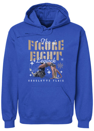 Charlotte Flair Figure Eight Leglock WWE Men's Hoodie