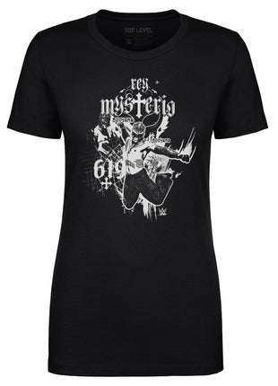 Rey Mysterio Mono WWE Women's T-Shirt