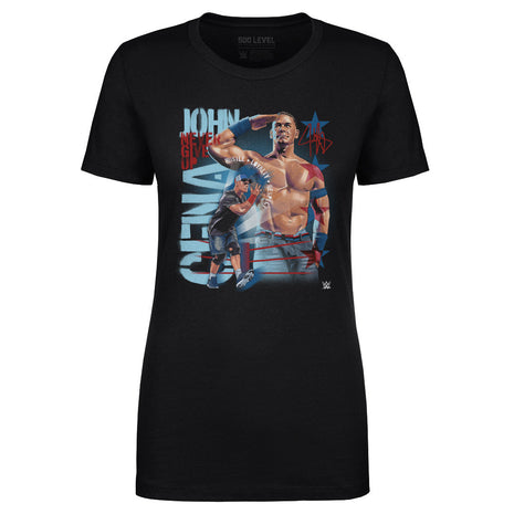 John Cena Never Give Up Salute Women's WWE T-Shirt