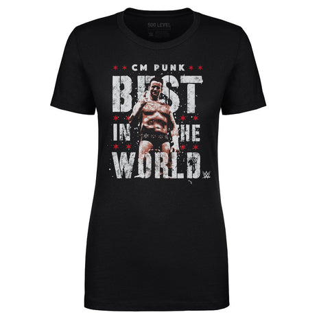 CM Punk Best In The World Vector Women's WWE T-Shirt
