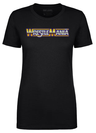 Wrestlemania Logo WHT