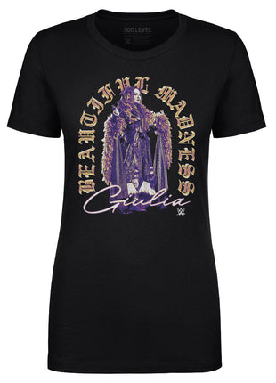 Giulia Beautiful Madness Old English Women's WWE T-Shirt