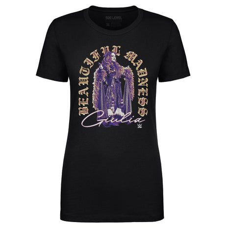 Giulia Beautiful Madness Old English Women's WWE T-Shirt