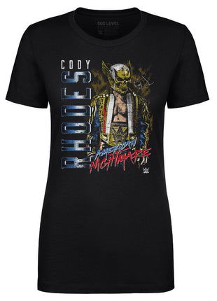 Cody Rhodes Skull Mask Women's WWE T-Shirt