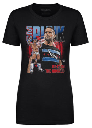 CM Punk Vintage WWE Women's T-Shirt