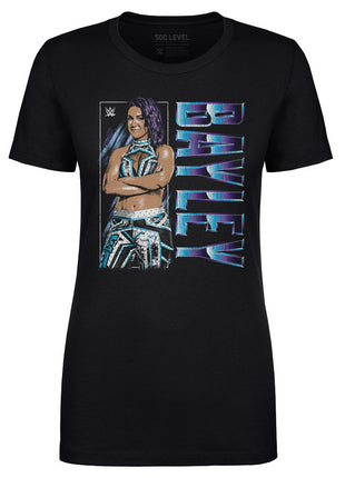 Bayley WWE Vertical Name Women's WWE T-Shirt