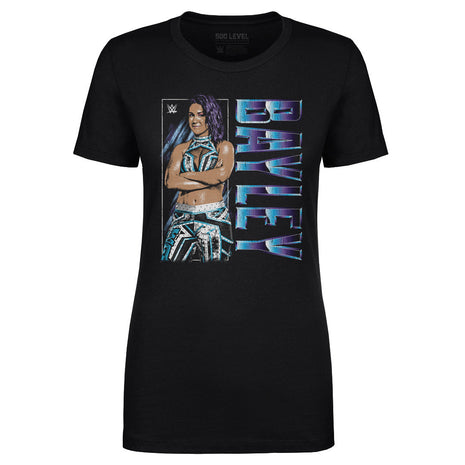 Bayley WWE Vertical Name Women's WWE T-Shirt