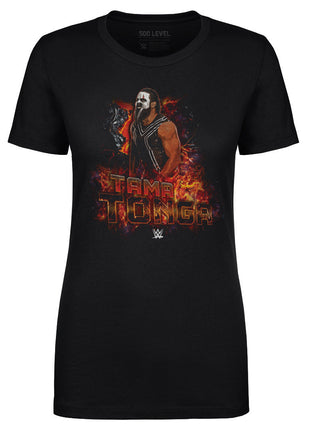 Tama Tonga WWE Flames Women's WWE T-Shirt