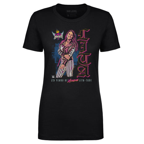 Lita 25th Anniversary Vertical WWE Women's T-Shirt
