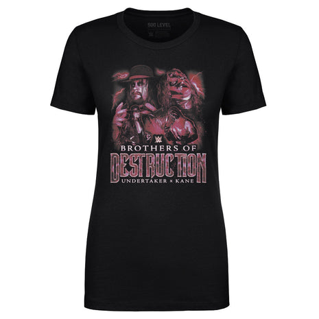 Undertaker & Kane Brothers Of Destruction Vintage Women's WWE T-Shirt