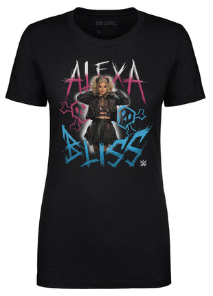 Alexa Bliss Skulls Women's WWE T-Shirt