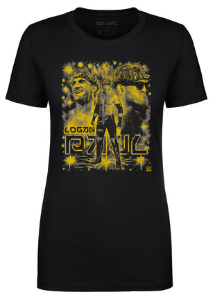 Logan Paul Vintage Grunge Women's WWE T-Shirt