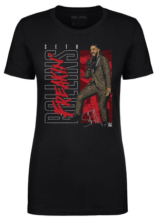 T-shirt vertical WWE pour femme Seth Rollins