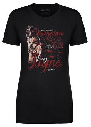 Jacy Jayne WWE NXT Women's Champion Grunge Women's WWE T-Shirt