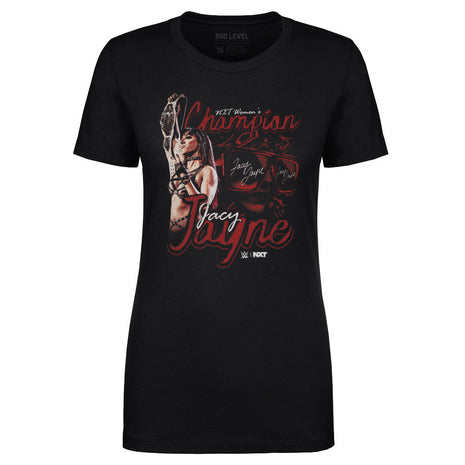 Jacy Jayne WWE NXT Women's Champion Grunge Women's WWE T-Shirt