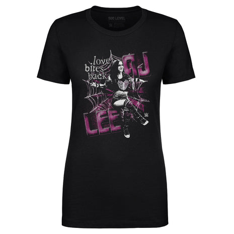 AJ Lee Spider Web Women's WWE T-Shirt