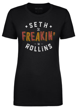 Seth Rollins Seth Freakin Rollins Text WWE Women's T-Shirt