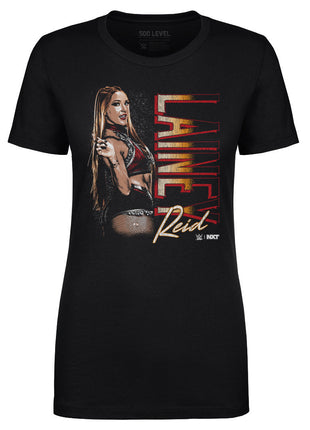 Lainey Reid Vertical Name Women's WWE T-Shirt