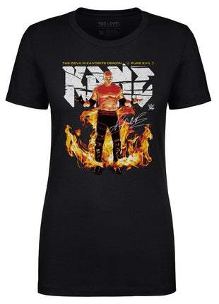 Kane Flames WWE Women's T-Shirt