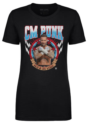 CM Punk Best In The World Pose WHT