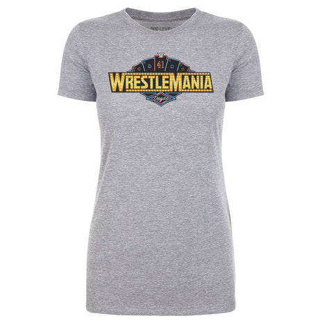 Wrestlemania 41 Las Vegas Logo WHT