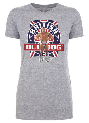 British Bulldog Flag Pose Women's WWE T-Shirt