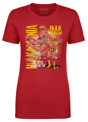 Hulk Hogan The Real American Women's WWE T-Shirt