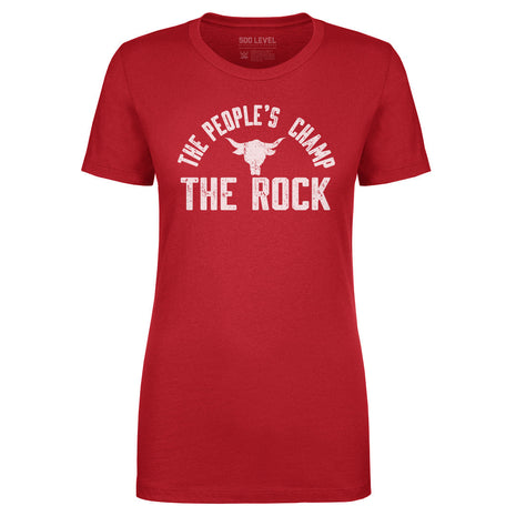 The Rock The People's Champ Logo WHT