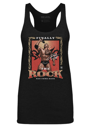 The Rock Come Back WWE Women's Tank Top