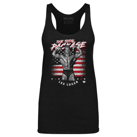 Lex Luger American Flag WWE Women's Tank Top