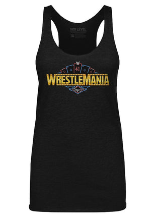 Wrestlemania 41 Las Vegas Logo WHT