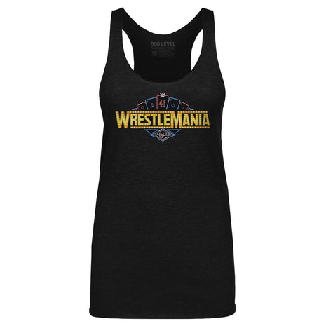 Wrestlemania 41 Las Vegas Logo WHT