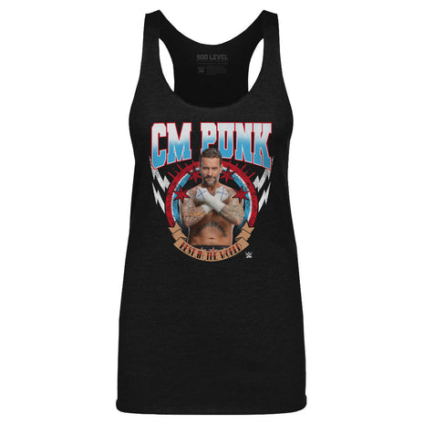 CM Punk Best In The World Pose Women's WWE Tank Top