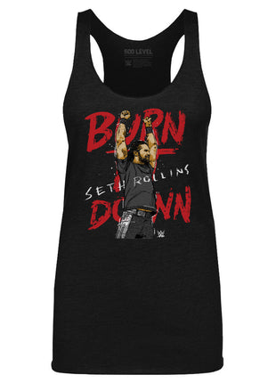 Seth Rollins Burn It Down WWE Women's Tank Top