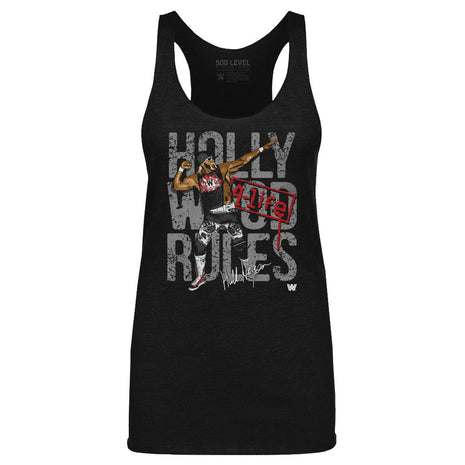 Camiseta sin mangas para mujer de la WWE Hulk Hogan Hollywood 4-Life