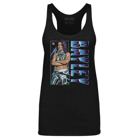 Bayley WWE Vertical Name Women's WWE Tank Top