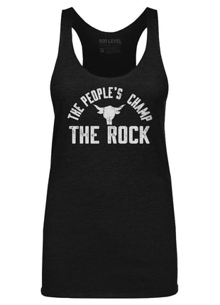 The Rock The People's Champ Logo WHT