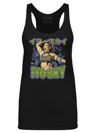 Iyo Sky Superstar Name Women's WWE Tank Top