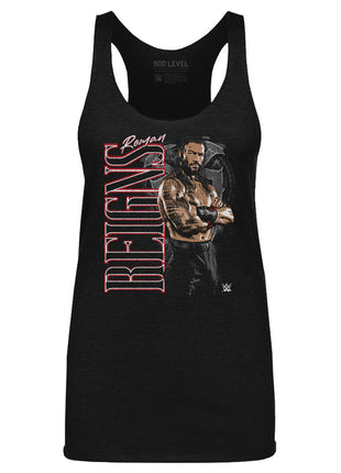 Roman Reigns WWE Vertical Name Women's WWE Tank Top