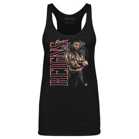 Roman Reigns WWE Vertical Name Women's WWE Tank Top