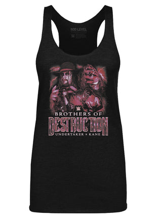 Undertaker & Kane Brothers Of Destruction Vintage Women's WWE Tank Top