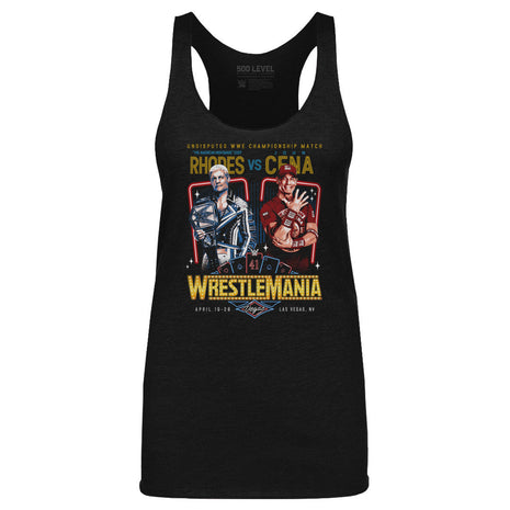Wrestlemania 41 Cody Rhodes Vs. John Cena WWE Women's Tank Top