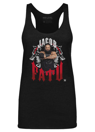 Jacob Fatu Werewolf Tribal Women's WWE Tank Top