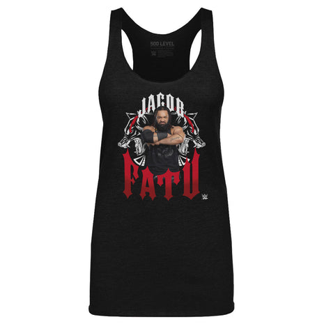 Jacob Fatu Werewolf Tribal Women's WWE Tank Top
