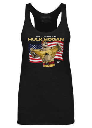 Hulk Hogan Hollywood Flag Women's WWE Tank Top